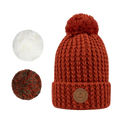 Bandista Terracotta Ponponu Değiştirilebilir Unisex Bere