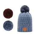 Chapman Blue Lurex Ponponu Değiştirilebilir Unisex Bere