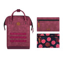 Delhi Adventurer Bordo Medium Unisex Sırt Çantası