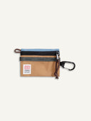 Topo Mountain River Blue / Brown Oak Mini Pouch – Mini Aksesuar Çantası