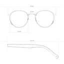 Nilo Hybrid Metal Koleksiyonu Kahverengi Unisex Ekran Gözlüğü