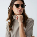 Viento Hybrid Metal Kahverengi Unisex Güneş Gözlüğü