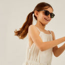 Eco Rubber Ballena Unisex Çocuk Koyu Pembe Güneş Gözlüğü