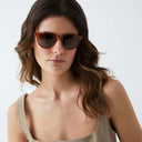 Isla Unisex Kahverengi Güneş Gözlüğü