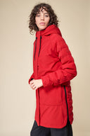 Tanta Bassal Kadın Kaban Kırmızı - Monten Lava