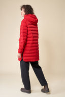 Tanta Bassal Kadın Kaban Kırmızı - Monten Lava