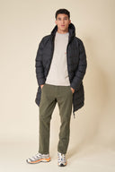 Tanta Pollur Puf Erkek Kaban Siyah