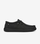 Walk In Pitas WP150 Wallabi Knitted Negro Erkek Ayakkabı - Siyah