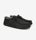 Walk In Pitas WP150 Wallabi Knitted Negro Erkek Ayakkabı - Siyah