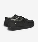 Walk In Pitas WP150 Wallabi Knitted Negro Erkek Ayakkabı - Siyah