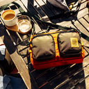 Topo Block Bag Forest - Bone White Omuz Çantası / Mavi