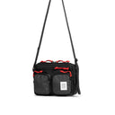 Topo Block Bag Black Grid Omuz Çantası / Siyah