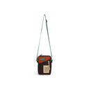 Topo Mini Shoulder Bag Clay Chocolate White Omuz Cantasi Kahverengi
