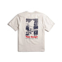 Topo Vintage Mountain River Tee Bone White Unisex Tshirt