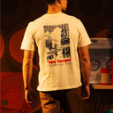Topo Vintage Mountain River Tee Bone White Unisex Tshirt