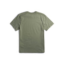 Topo Vintage Mountain Scene Tee Oil Green Unisex Tshirt
