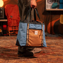 Topo Mountain Utility River Blue / Brown Oak Tote Bag  Omuz Çantası