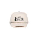 Topo Twill Rope Cap Mountain Scene Bone White Şapka