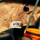 Topo Twill Rope Cap Mountain Scene Bone White Şapka